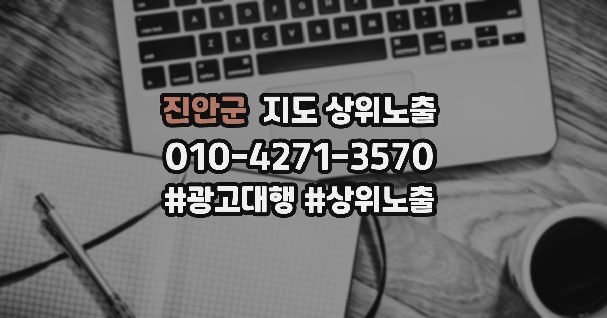 진안군 지도 상위 노출