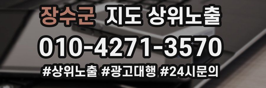 장수군 지도 상위 노출