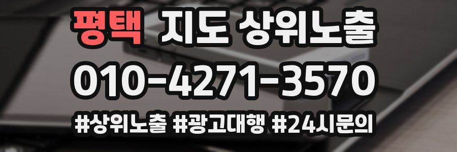 평택 지도 상위 노출