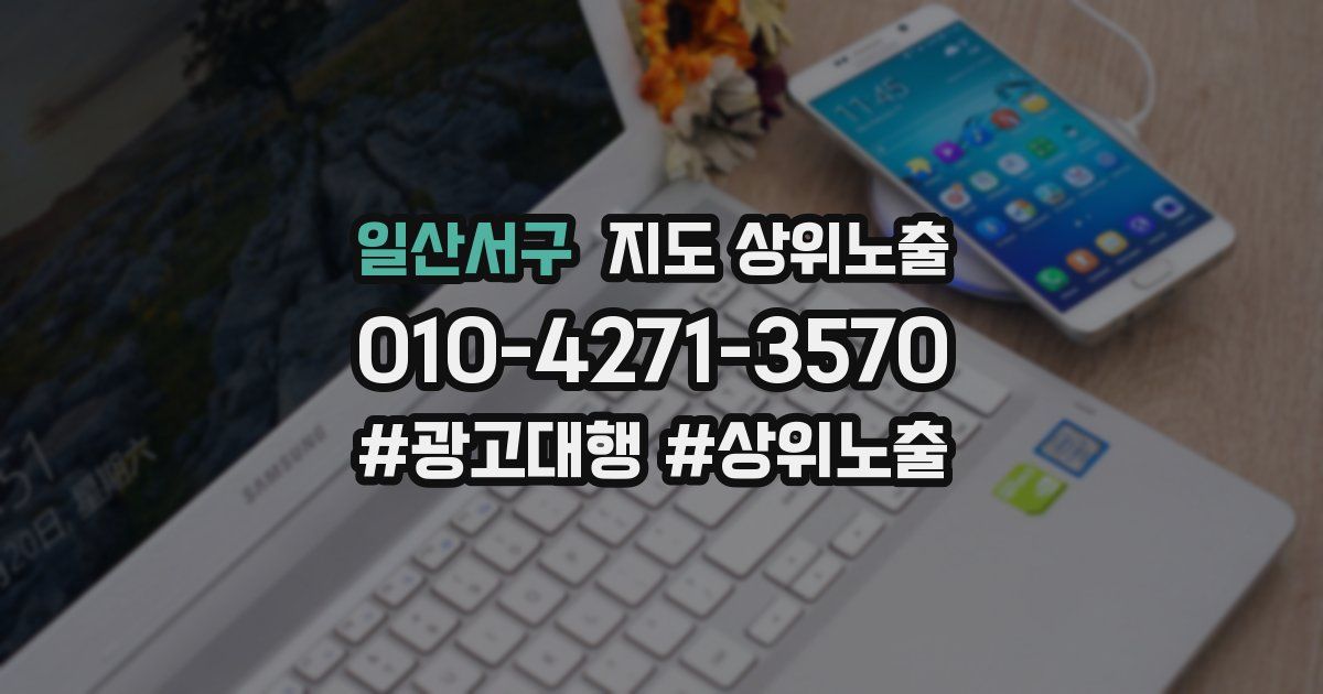 일산서구 지도 상위 노출