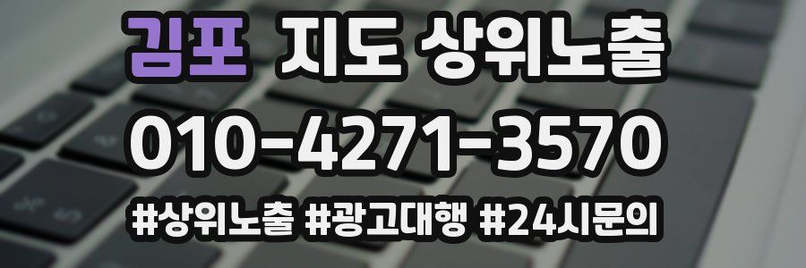 김포 지도 상위 노출