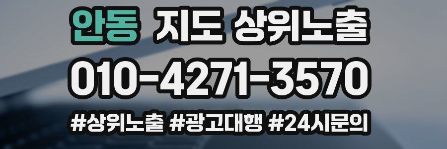 안동 지도 상위 노출