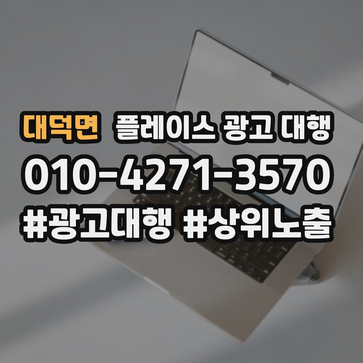 대덕면 플레이스 광고 대행 문의가 많은 이유