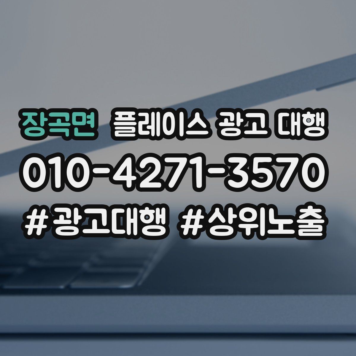 장곡면 플레이스 광고 대행 지역 고객에게 보이는 첫 화면