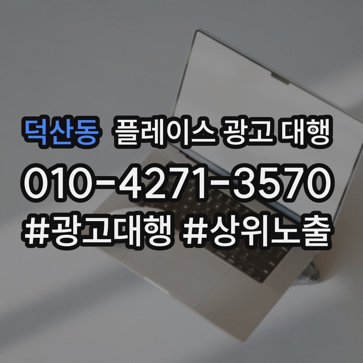 덕산동 플레이스 광고 대행 지역 상권 데이터 활용법