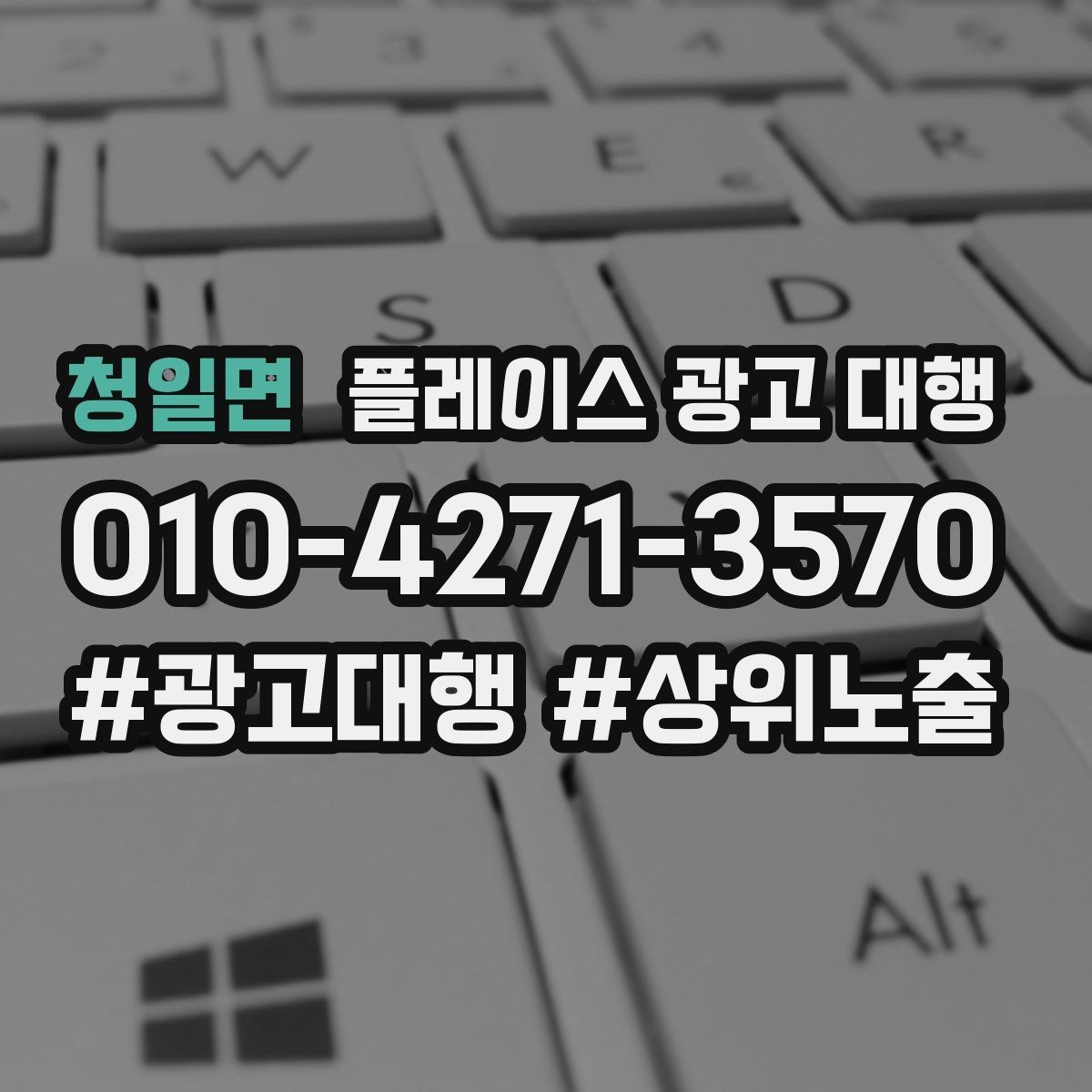 청일면 플레이스 광고 대행 맡기기 좋은 업종 사례