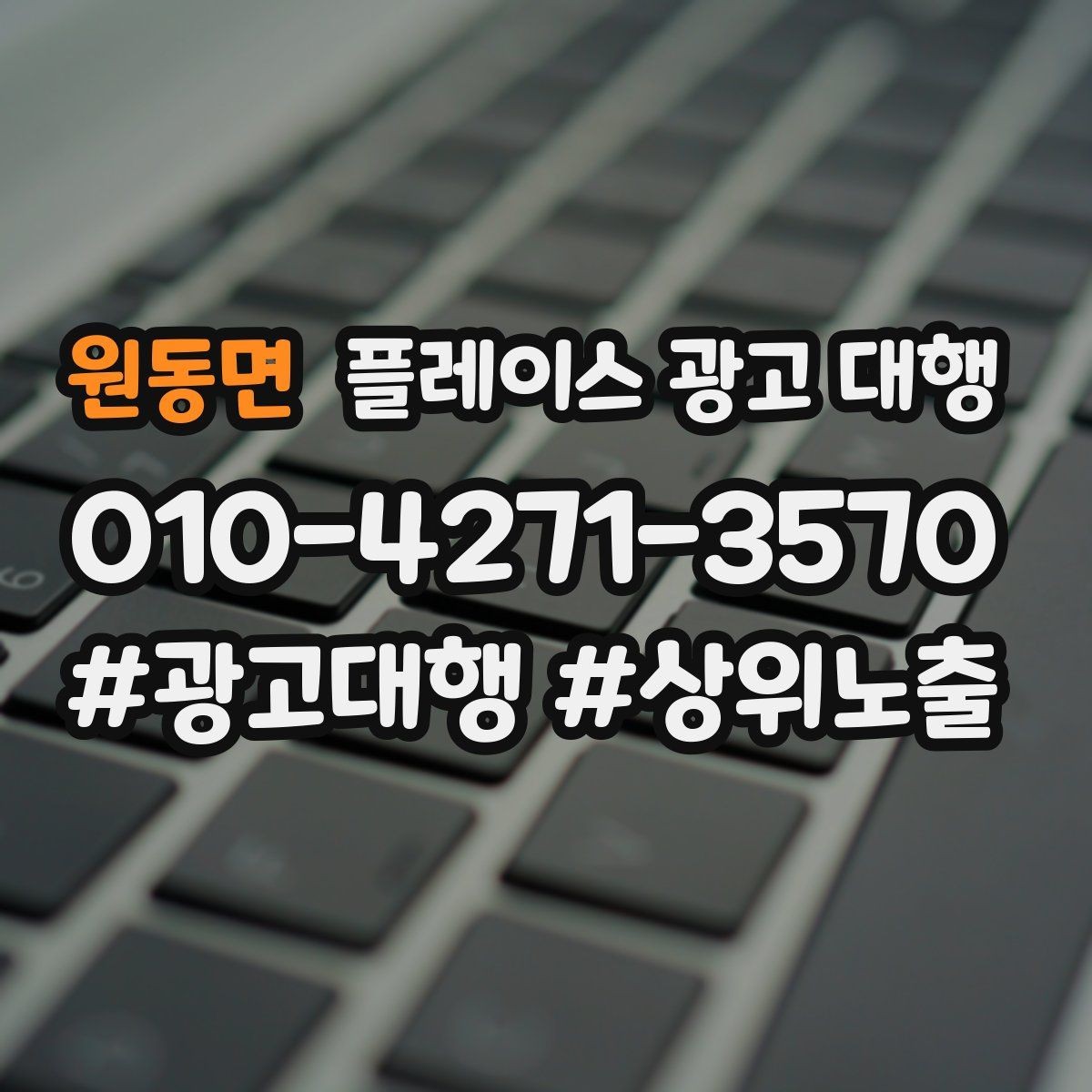 원동면 플레이스 광고 대행 지역 고객에게 보이는 첫 화면
