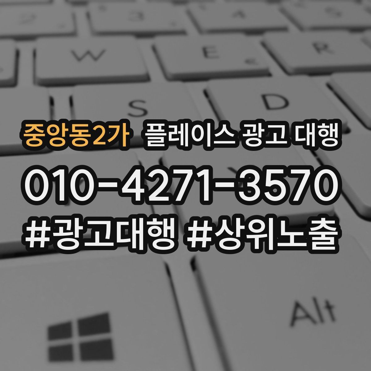 중앙동2가 플레이스 광고 대행 성과 확인은 어디서부터 볼까