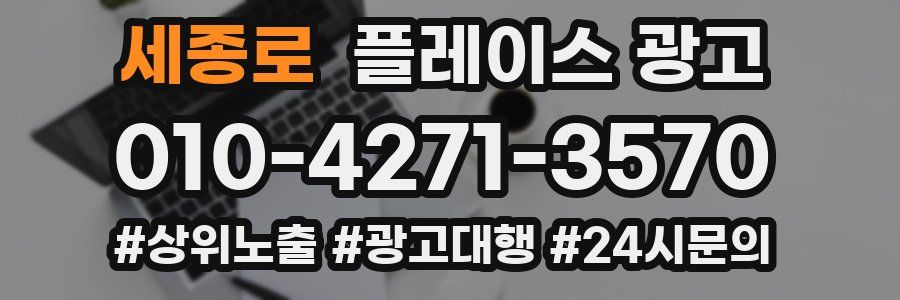 세종로 플레이스 광고