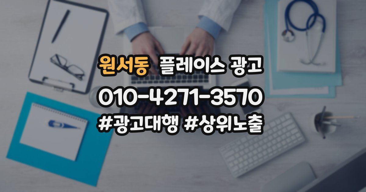원서동 플레이스 광고