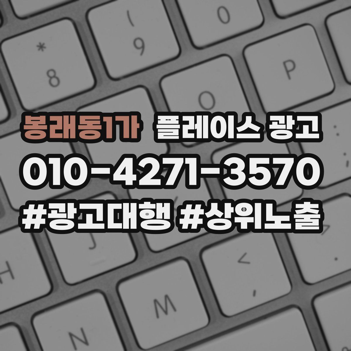 봉래동1가 플레이스 광고