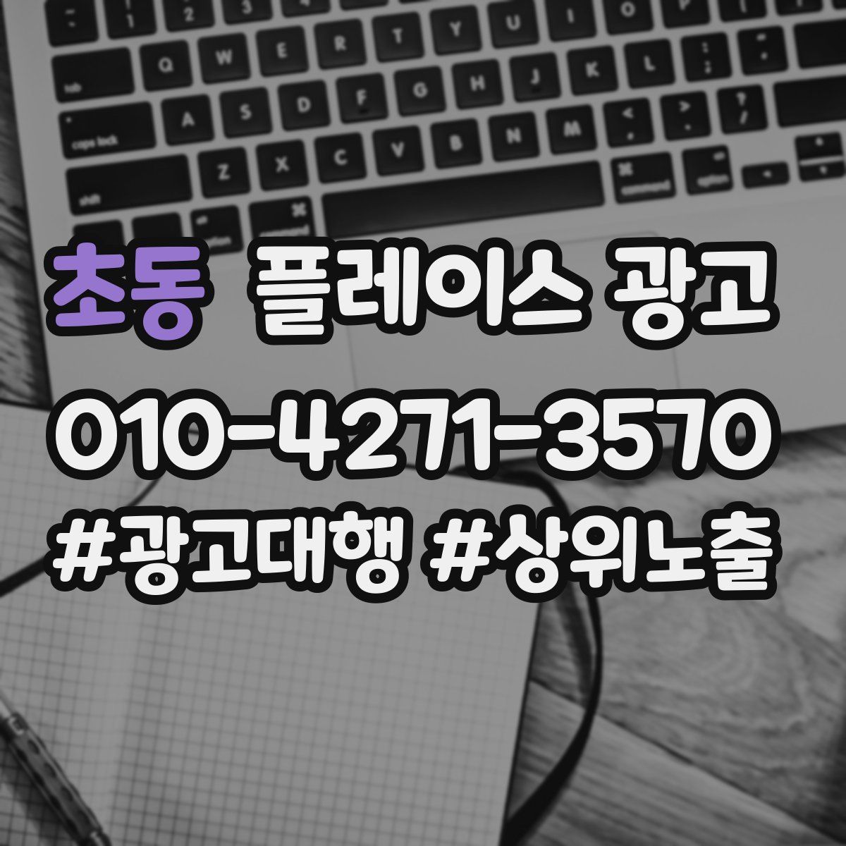 초동 플레이스 광고