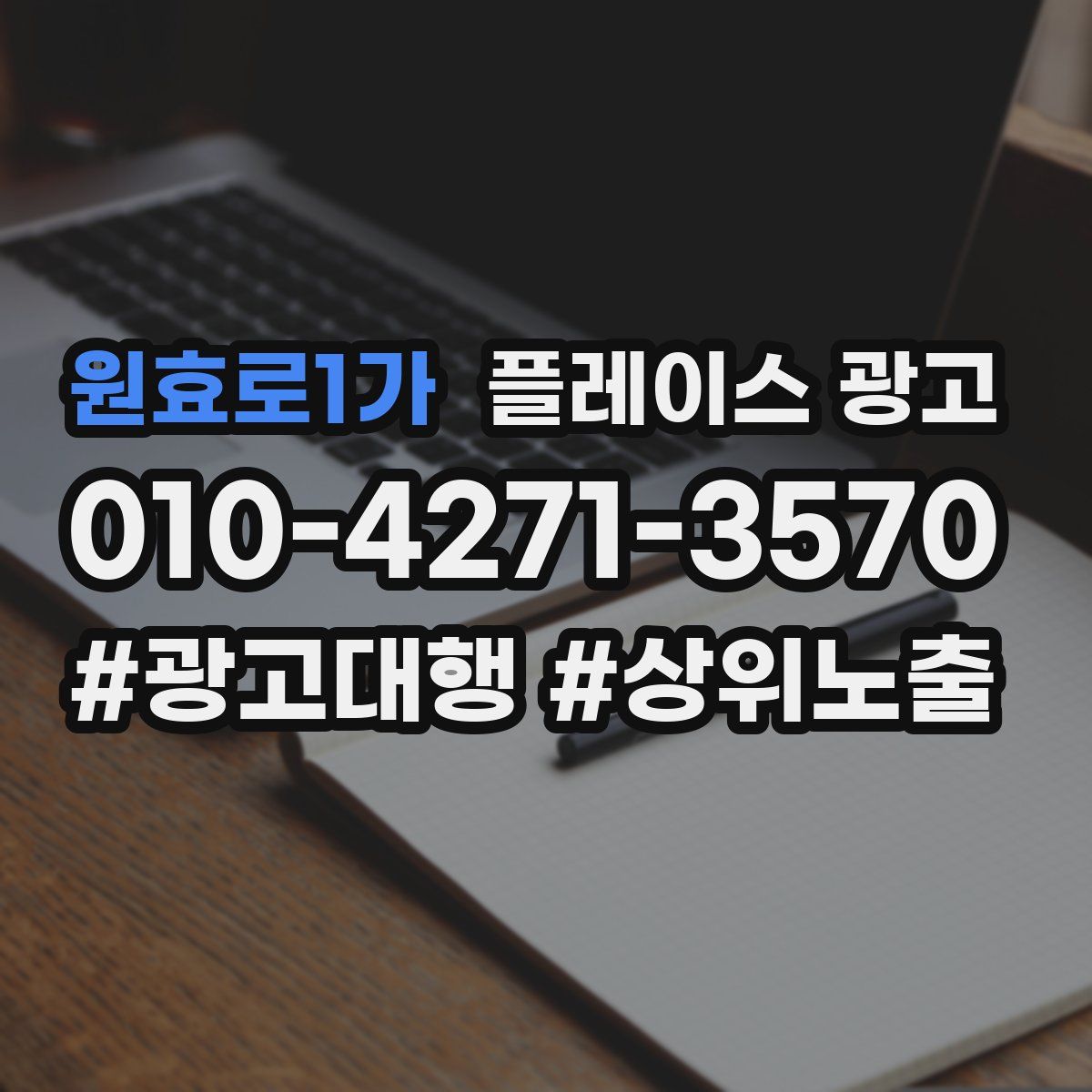 원효로1가 플레이스 광고