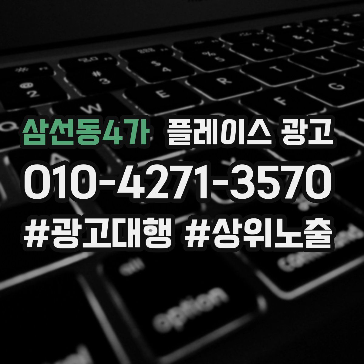 삼선동4가 플레이스 광고