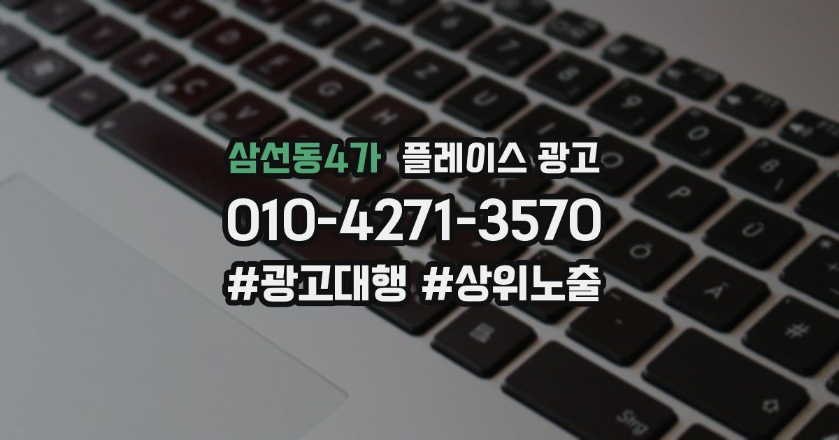 삼선동4가 플레이스 광고