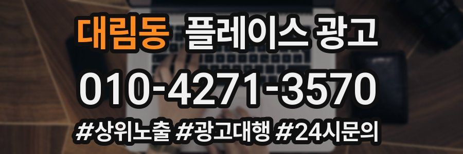 대림동 플레이스 광고