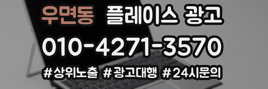 우면동 플레이스 광고