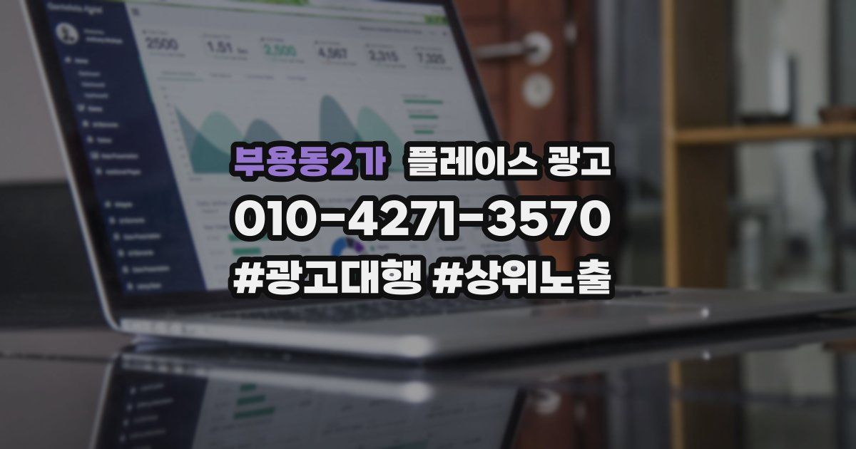 부용동2가 플레이스 광고