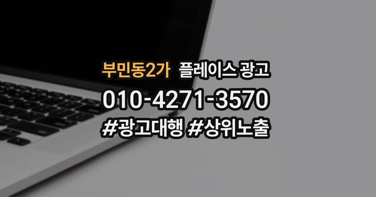 부민동2가 플레이스 광고