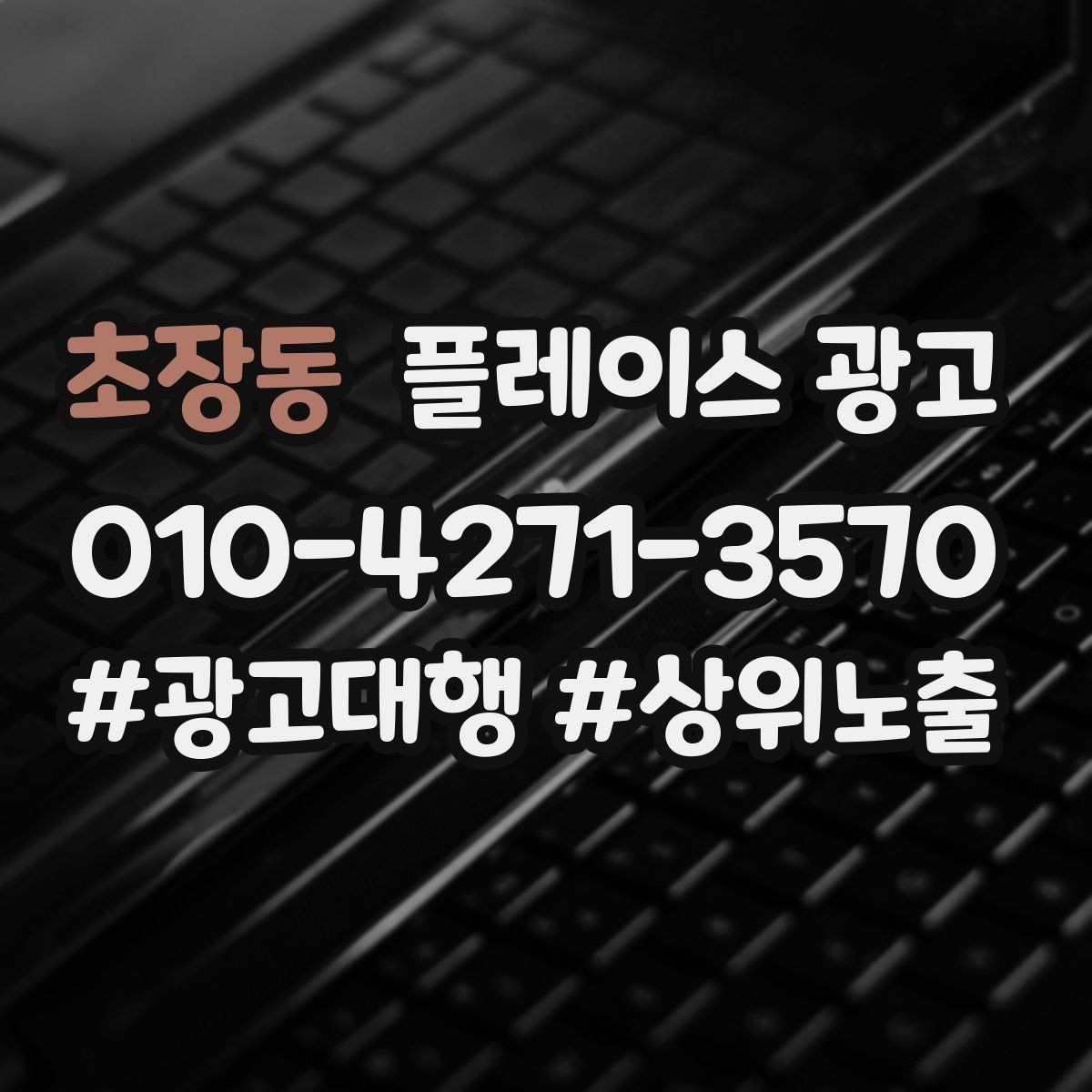초장동 플레이스 광고 월 예산을 4주로 나누는 현실 방식