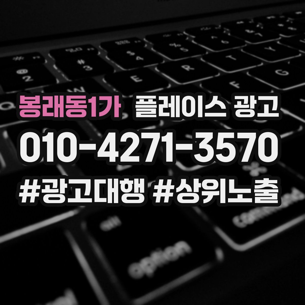 봉래동1가 플레이스 광고