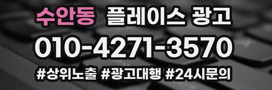 수안동 플레이스 광고