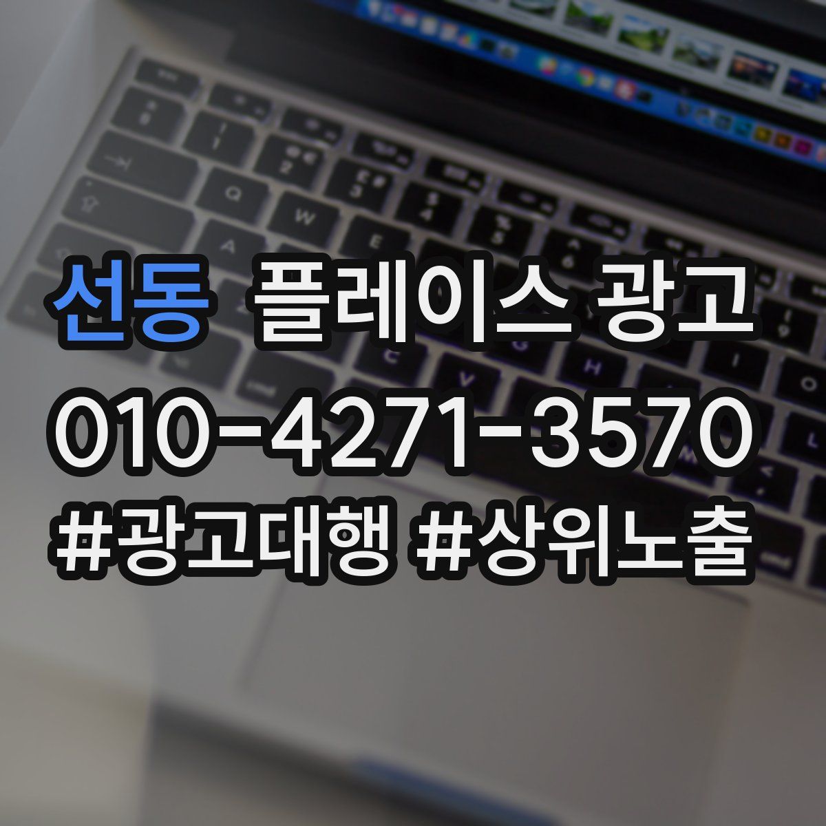 선동 플레이스 광고