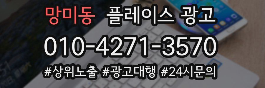 망미동 플레이스 광고