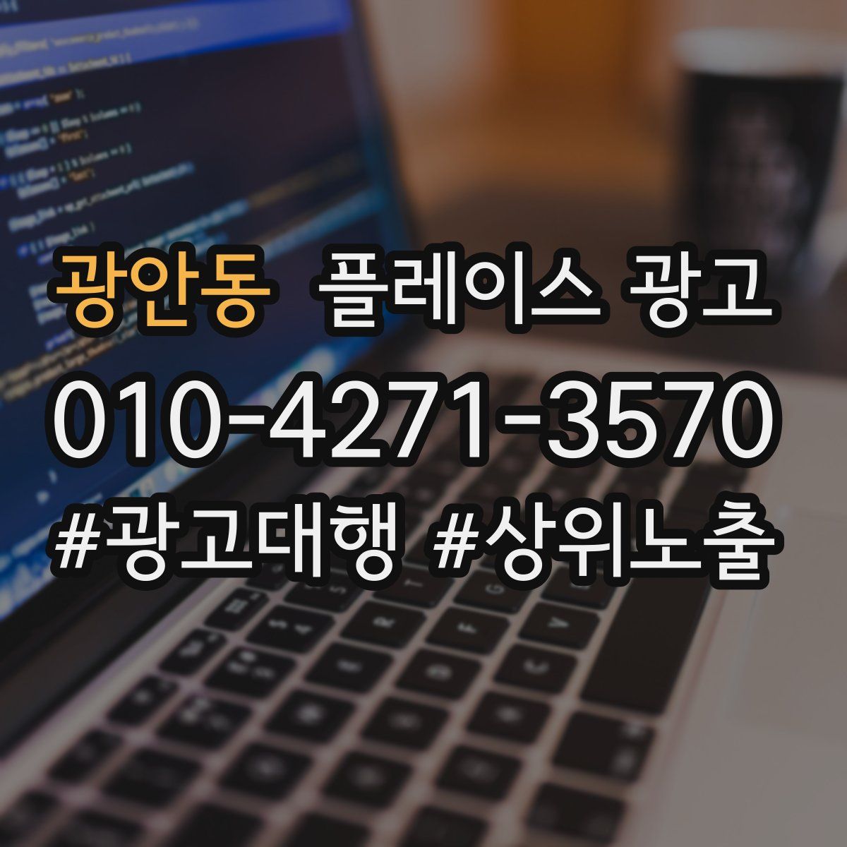 광안동 플레이스 광고