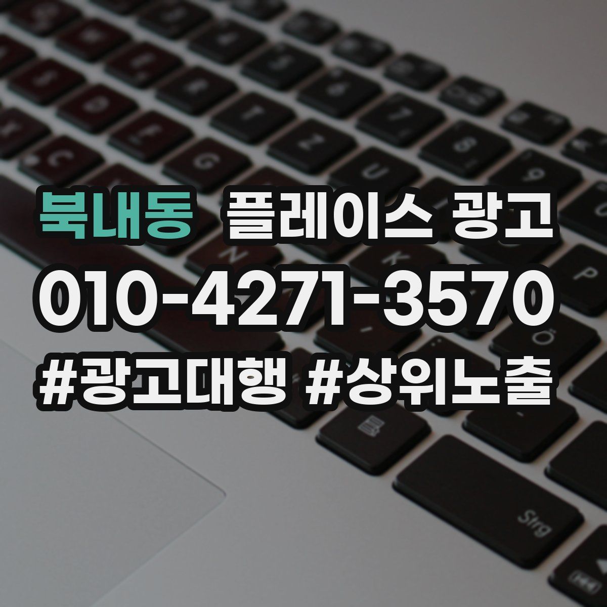 북내동 플레이스 광고