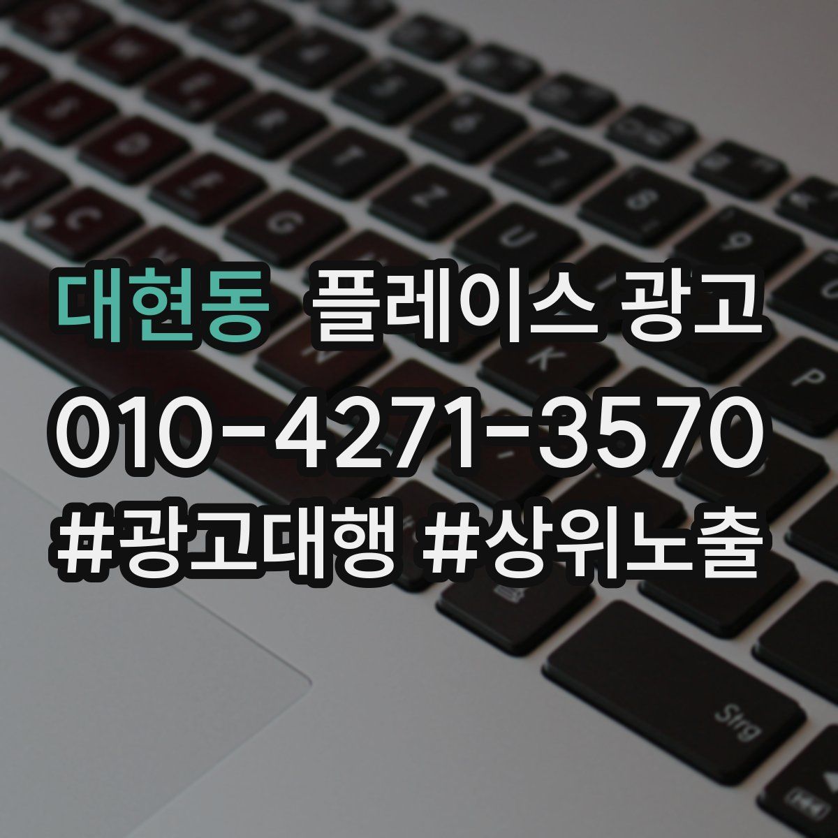 대현동 플레이스 광고