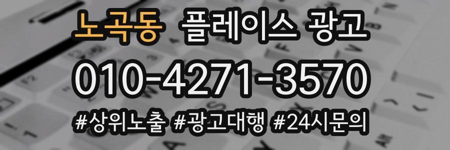 노곡동 플레이스 광고