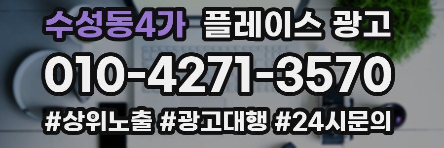 수성동4가 플레이스 광고
