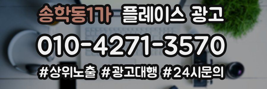 송학동1가 플레이스 광고