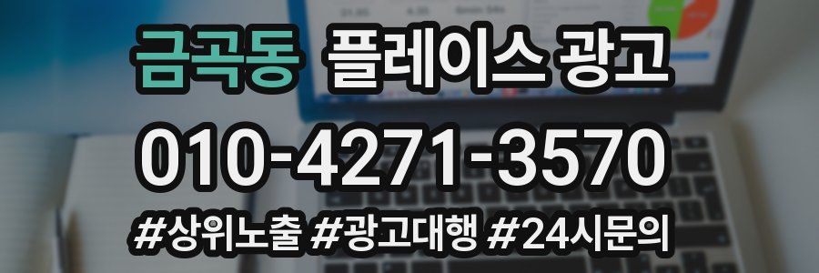금곡동 플레이스 광고