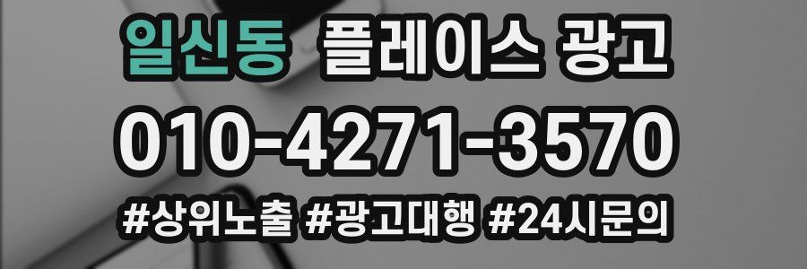 일신동 플레이스 광고