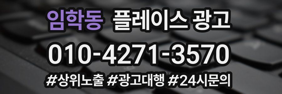 임학동 플레이스 광고