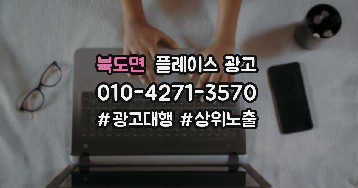 북도면 플레이스 광고