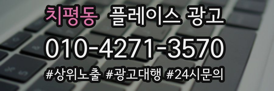 치평동 플레이스 광고