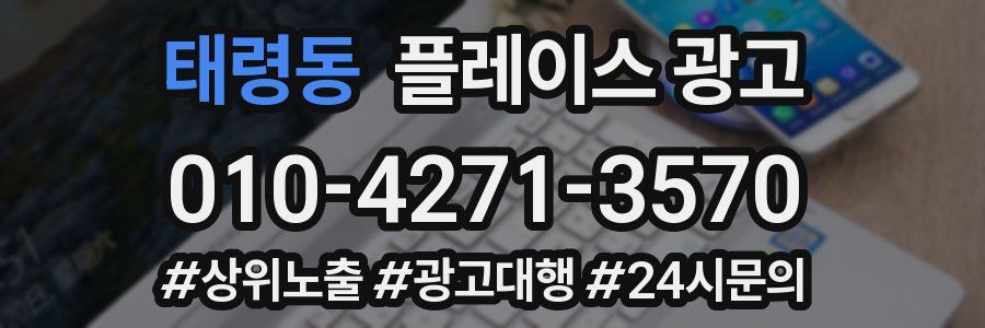 태령동 플레이스 광고