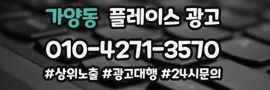 가양동 플레이스 광고