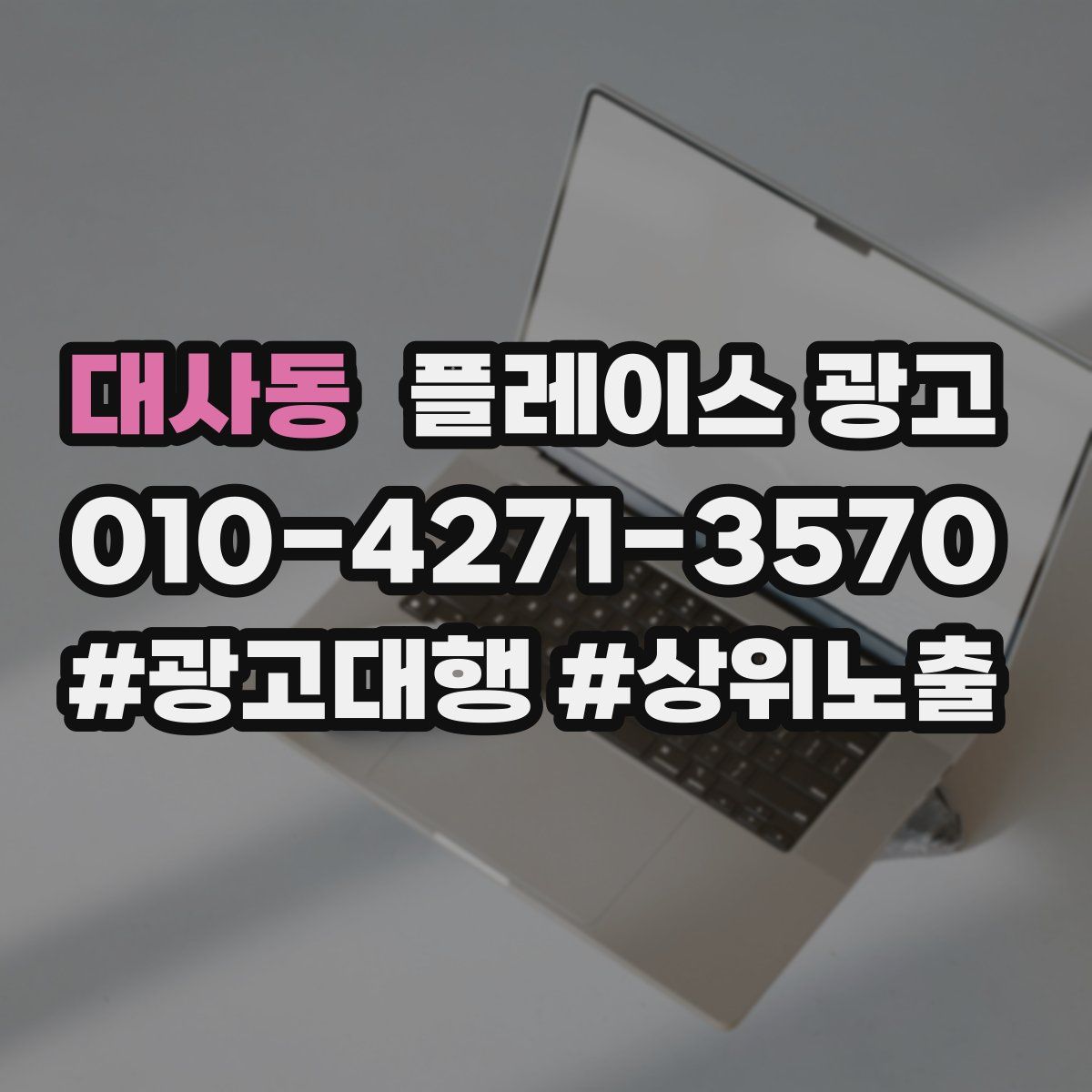 대사동 플레이스 광고
