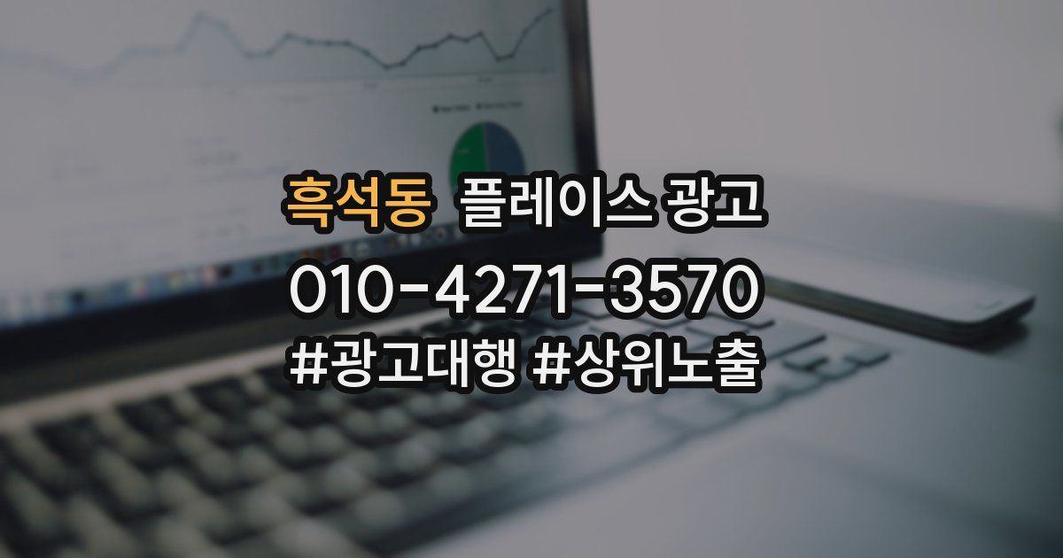 흑석동 플레이스 광고