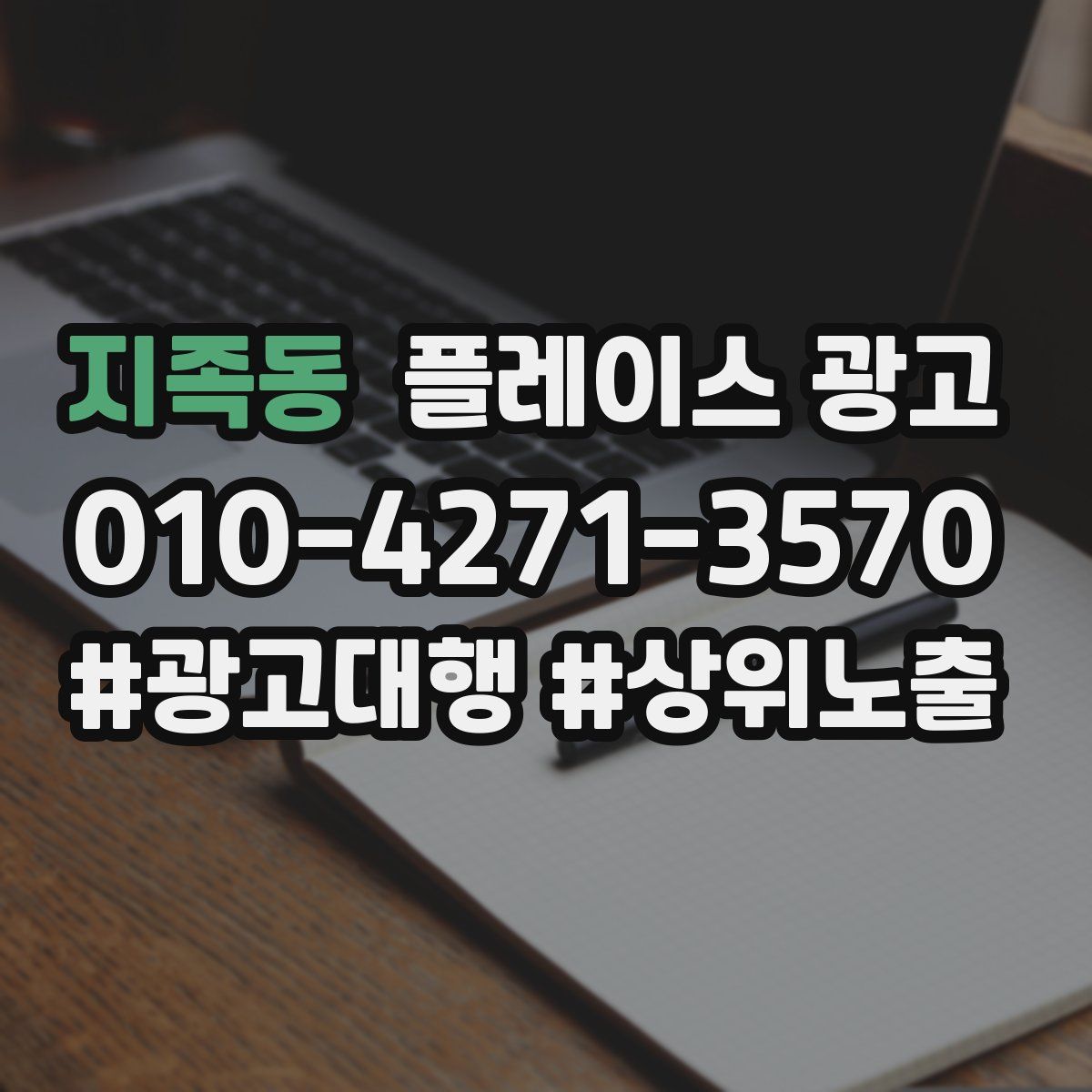 지족동 플레이스 광고