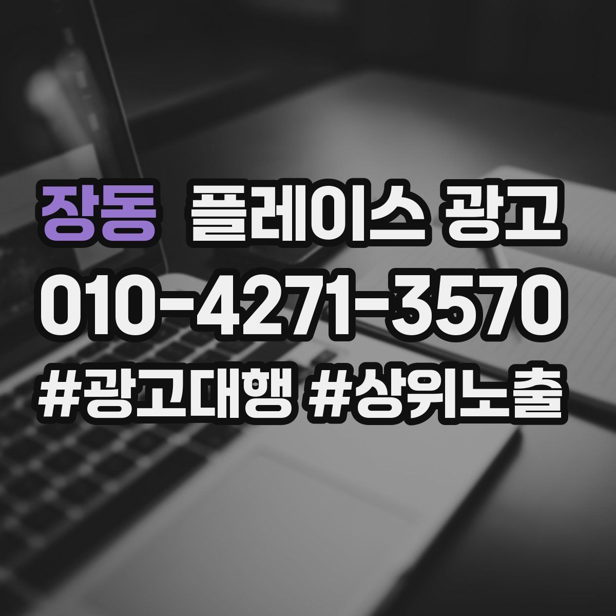 장동 플레이스 광고
