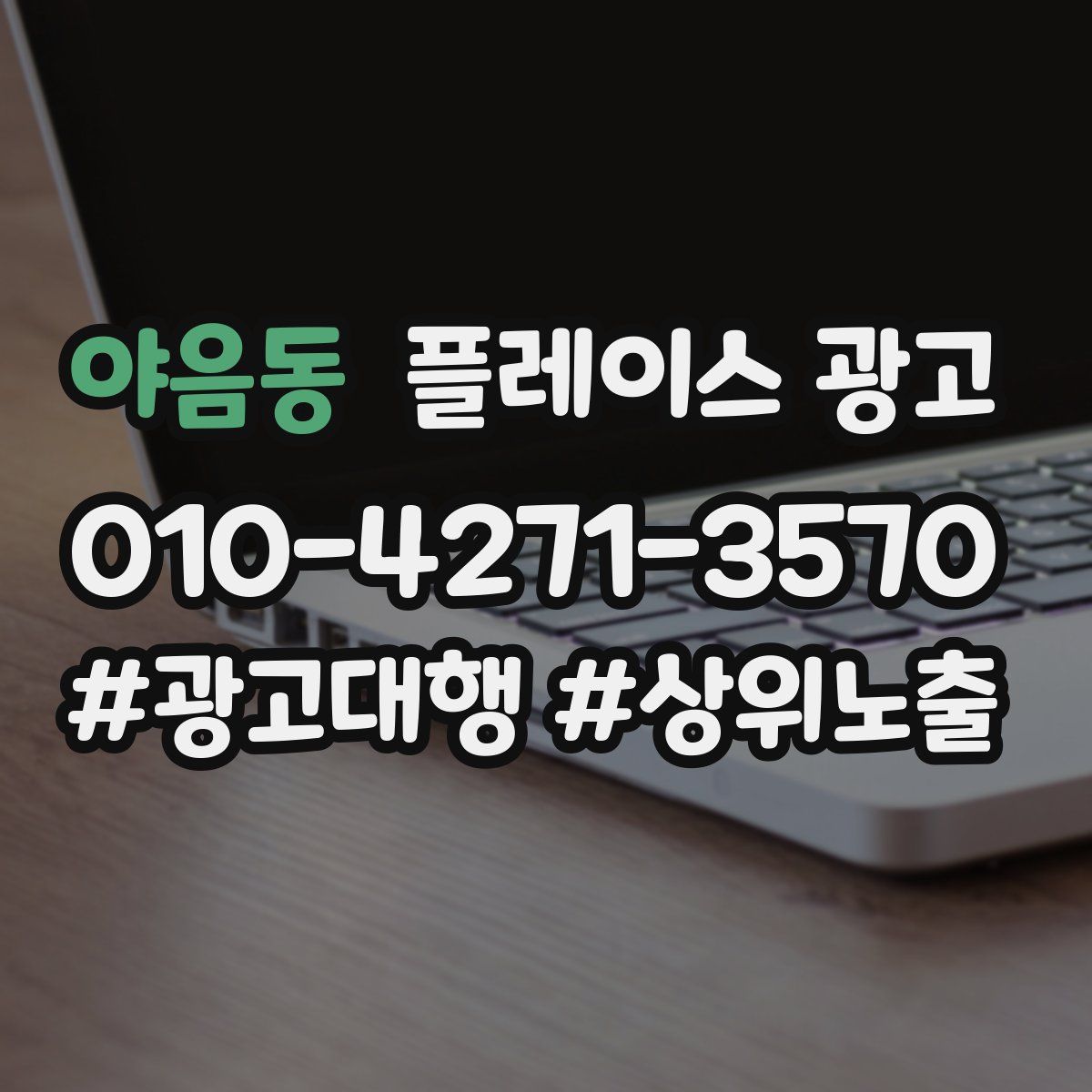 야음동 플레이스 광고