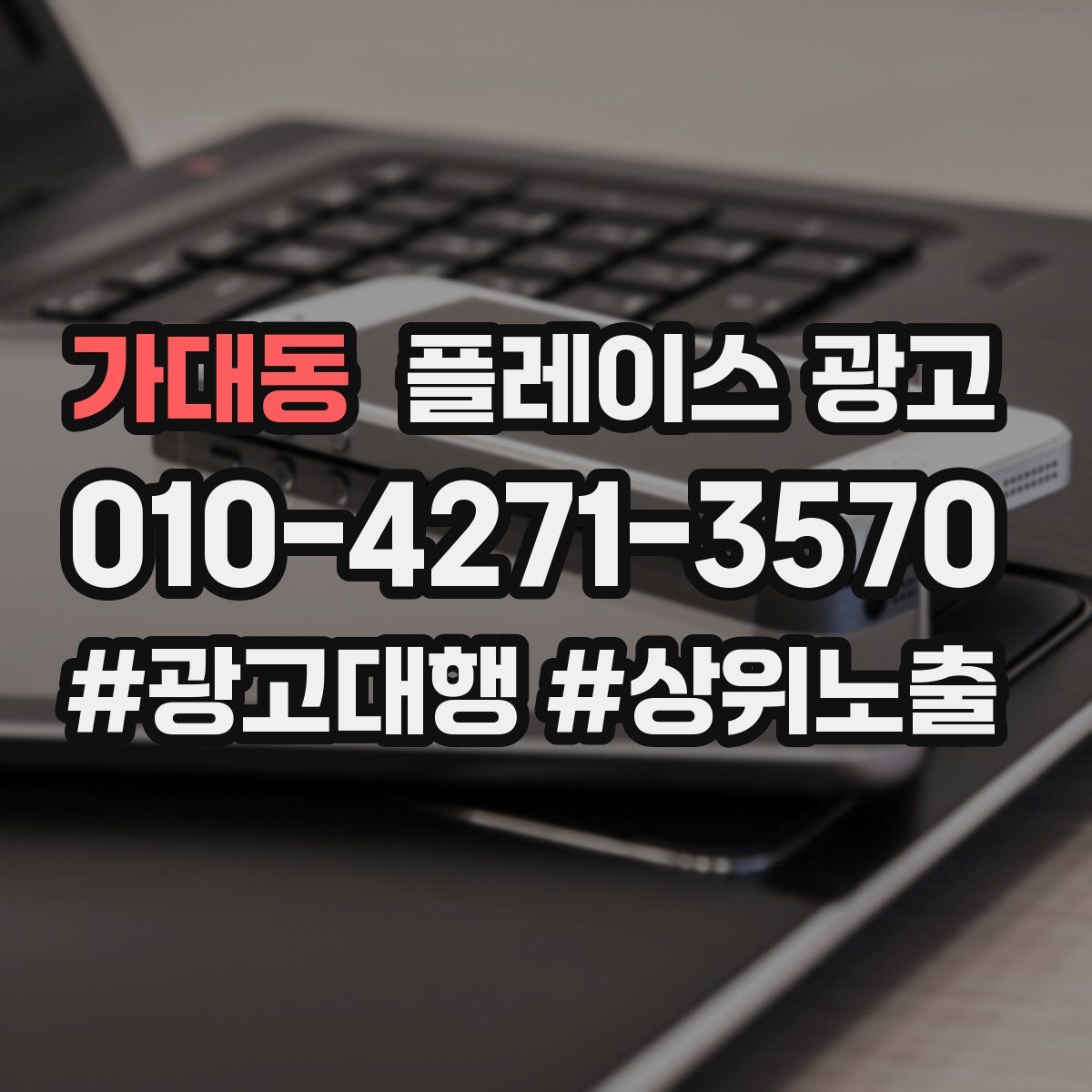 가대동 플레이스 광고