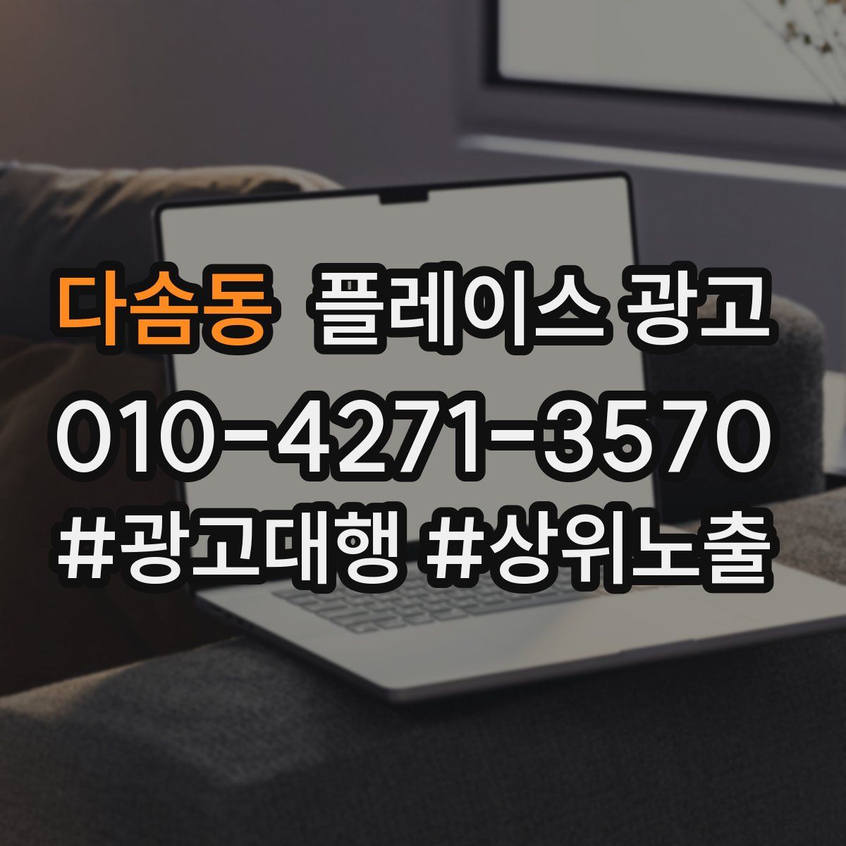 다솜동 플레이스 광고