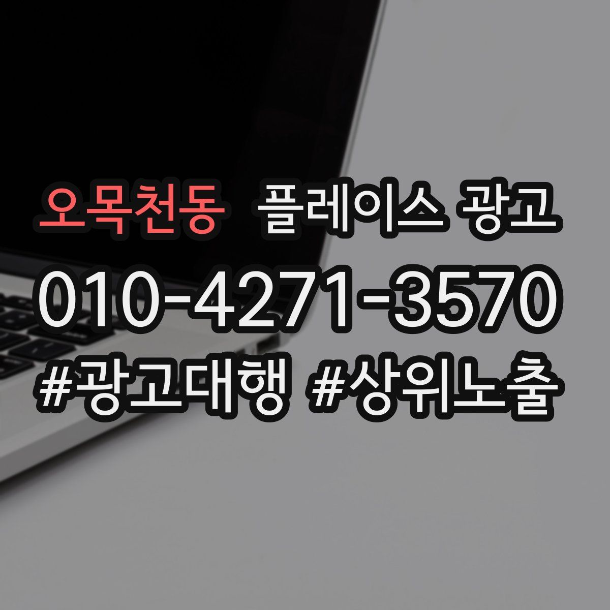 오목천동 플레이스 광고