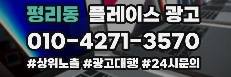 평리동 플레이스 광고